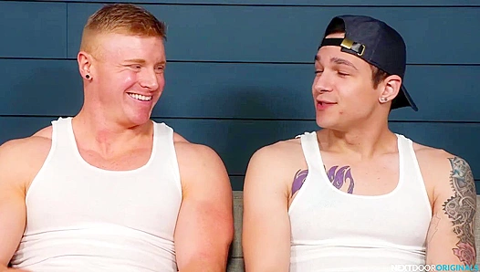 Double Trouble: Alex Jayden Wraps His Lips Around Dannys Thick, Meaty Shaft in Steamy