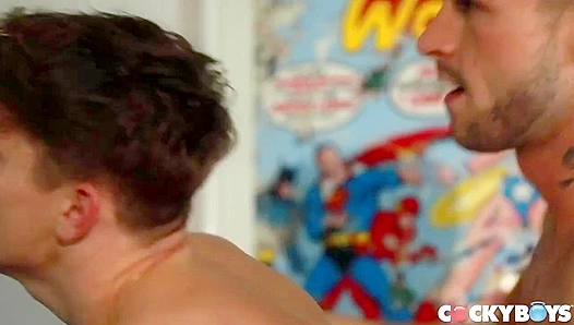 Craving Intense Rear Heat, Lane Driven Wild for Olivers Tight Hole – GayPornX 18+