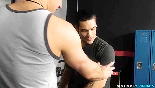 Sweat-Drenched Muscle Men Unleash Raw Passion in Steamy Gym Threesome - NextDoor Originals