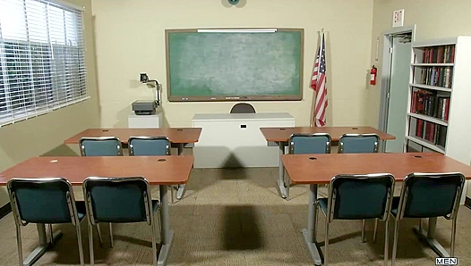 Steamy Classroom Hookups: Connor Andrews Sizzles With Huge Dicks at School