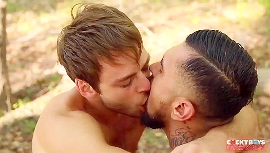 Deep Woods Debauchery: Brawny Bear Pounds Young Bucks Tight Hole – 18+