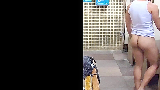 Public Pleasure in a Grungy Bus Terminal: Hung Studs Thick Shaft Gags Innocent Boy Deep –