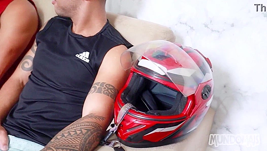 Biking with Buddy: Riding High on His Huge Cocks Thrills – 18+