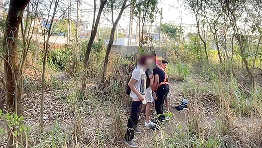 Steamy Forest Gang Bang Unleashes Wild Security Guards Raw Desire – GayPornNature 18+