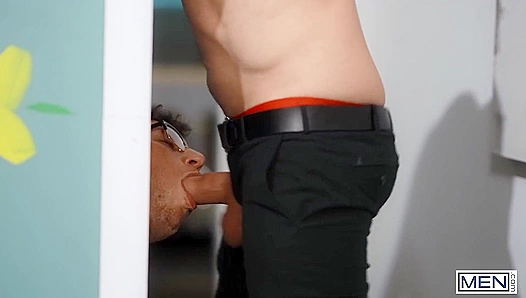 Pierce Paris Hides Behind Glory Hole for Naughty Encounter with Art Enthusiast Paul Canon
