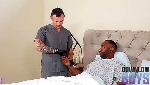 Deep-Throating Doctor: Hunky Hospital Hero Sucks Off Every Patients Huge Shaft to the