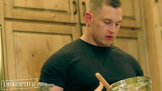 Brock Kniles Moans as Kyle Fletcher Floods His Hungry Mouth with Thick Creamy Cum –