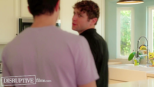 Steamy Seduction in the Kitchen: Handsome College Stud Served Hard from Behind by Sexy