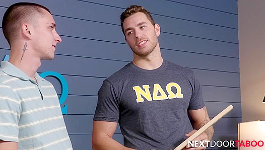 Carter Woods Rides Roughshod Over Stepbro Theo Brady in Bareback Thrill Ride –