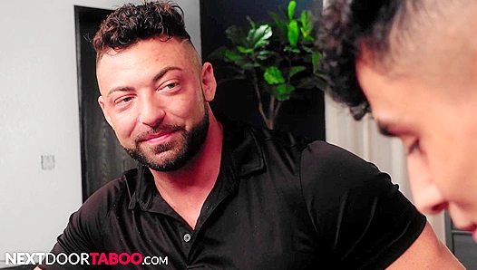 Neighborhood Nostalgia Ignites Steamy Threesome: Cute Twinks Hard Next Door Reunion