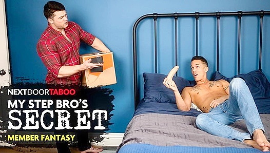 Caught Red-Handed with Stepbros Dildo: Neighbors Taboo Intrusion Ignites Gay Lust