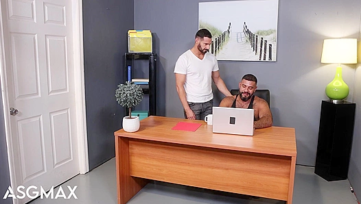 Hung Bear Ditches Job for Raw, Animalistic Fuck Session with Lover at Pride Studios