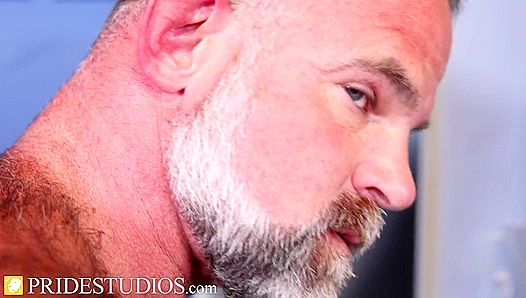 Intense Daddy Domination: Buff Muscle Bear Takes Control of Hairy, Hung Older Lover