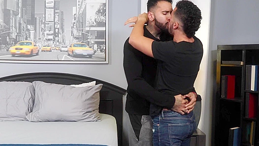Rikks Thick Meat Suffocates His Boyfriends Gagging Throat - GayPornHub 18+