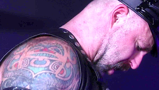 Leather Beast Ravishes Latino Jocks Hole Before Raw Throttling Ride