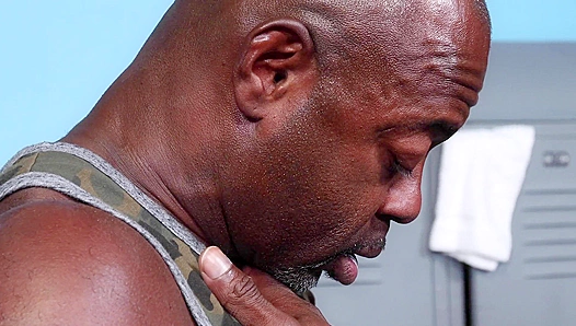 Dark and Powerful: Thick Ebony Daddy Claims His Nubile Hairy Boys Tight Hole Raw -