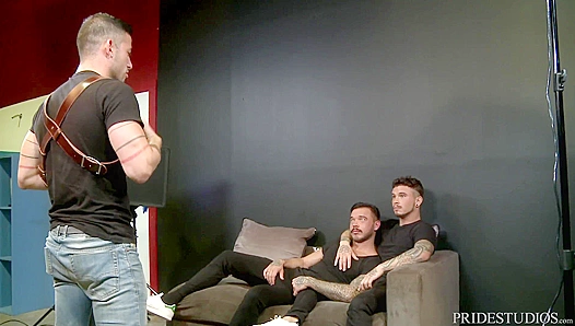 Bridegrooms Steamy Wedding Night Threesome - Groom, Best Man Hottie - GayPornMMR