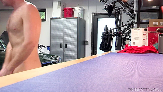 Jaxton Wheeler Catches DylanLucas Slacking on the Job – Gets Punished Raw Hard on Duty