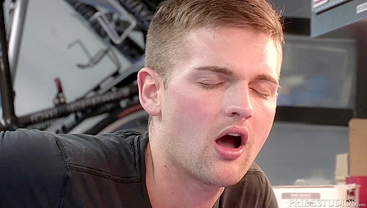 Jaxton Wheeler Catches DylanLucas Slacking on the Job – Gets Punished Raw Hard on Duty