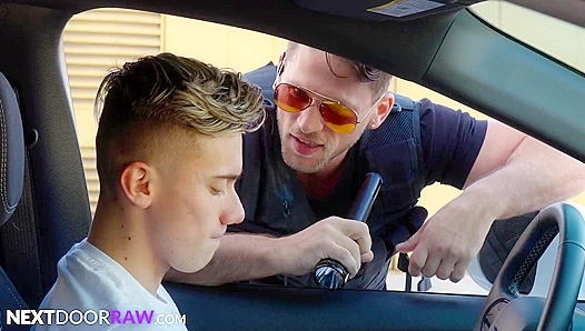 Roman Todd Carter Del Reys Deep Throat Thrill: Balls-to-Mouth Suck Session with Cops