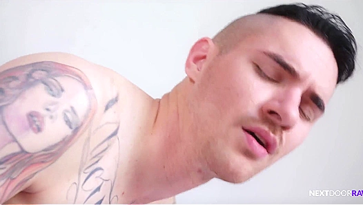 Naive Straight Guys Wild Ride: Hunky Neighbors Thick Cum and Anal Initiation