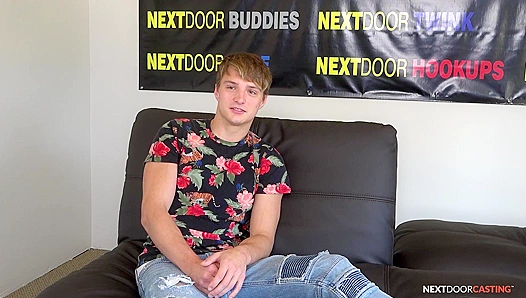 Ryans Steamy Self-Trial: NextDoor Unveils 19-Year-Olds Raw Potential for Gay Adult