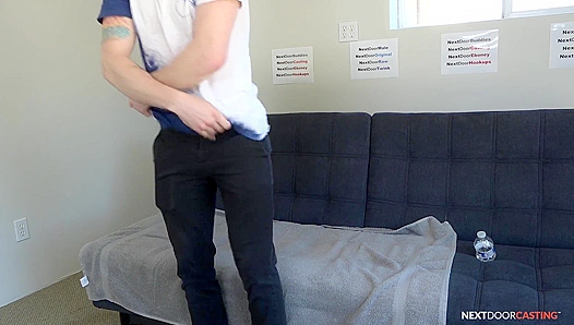 Steamy Audition Debut for Twink Cutie Kyle Brants – NextDoor Casting