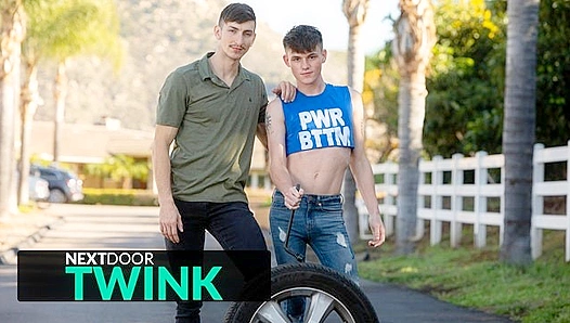 Avery Jones Proves Stronger on Dick Than Tires: Deep Throat Mastery – NaughtyTeens 18+