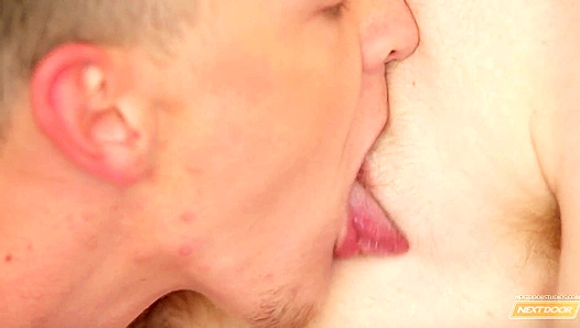 Neighbors Nubile Boy Crashes the Party: No Dillydallying, Just Steamy Threesome Action –