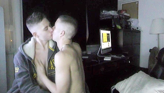 Busty UK Bros Steamy Surprise: Creamy Load Swap During Gaming Session