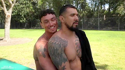 Boomer Banks Cade Maddoxs Steamy Scenes Behind the Scenes - TinyGays 18+