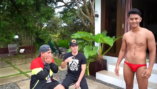 Steamy Summer Seduction: Innocent J-Pop Idol Entranced by Hunky Poolside Adonis – 18+