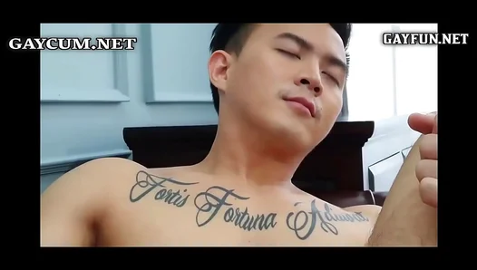 Steamy Asian Thug Exposes His Hung, Muscled Body for a Scorching Gay Fuck – SteamyGay