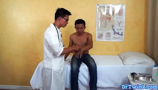 Naughty Exam: Asian Docs Thorough Anal Inspection Leaves Young Patient Breathless – 18+