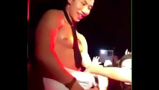 Steamy Asian Solo: Japanese Stripper Teases Hard Asian Cock – 18+