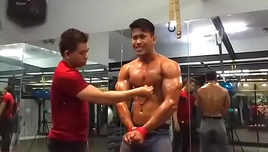 Sweating Intensity: Thirsty Asian Jock Devours Nipples During Steamy Workout – IntenseGay