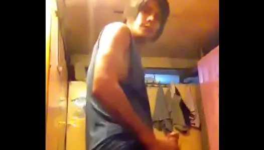 Asian Temptation Unleashed: Handsome Boy Indulges in Intense Self-Love