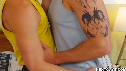 Ryder Cody Experiences Electric Chemistry with Thick Black Dick in Sizzling Interracial