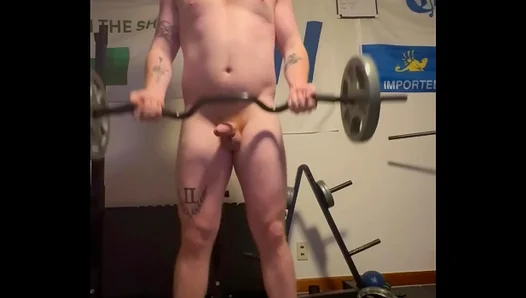 Sweaty, Shirtless Rivals Engage in Steamy Naked Weights Bouts – GayMuscleX 18+
