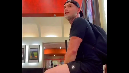 Public Thrust: Sharing Thick Load Down My Hungry Throat in the Restroom