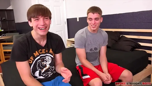 Hunk Brady Gets His First Deep Throat from a Thick-Throated Stud – XXXGayTube