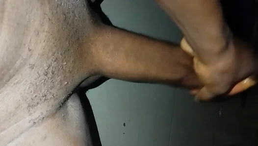 Steamy Benin Solo Play: Devouring Thick UnCut Black Cock in Raw Blowjob Delights - 18+