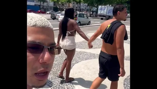 Surfers Thick Rod Plows Ebony Stallion While Adoring Husband Looks On –