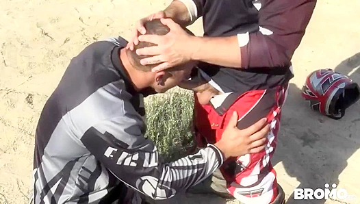 Steamy Forest Fuck Fest: Rugged Muscles Unleash in a Hot Outdoor Threesome – BromoUS