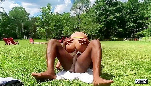 Cucumber Thrusts Deep, Bruno Cartella Takes Tys Ass in Hot Anal Gay Sex