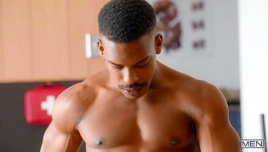 Adrian Harts Hung Thirst Pumps Joey Mills Juicy Brown Hole in Steamy Interracial Thrusts
