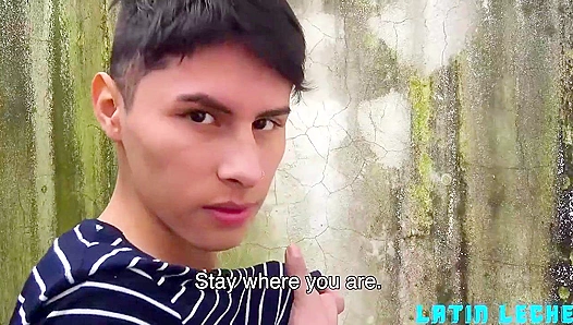 Steamy Thirst: Latino Cuties Pleading Plea for Cum Drenching His Body – Lechero Scene 18+