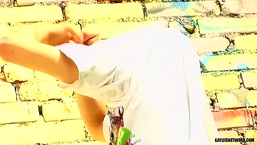 Skate Park Thrills: Jay Ozzy Devours Thomas Raw Ass As They Fuck Wild Outside