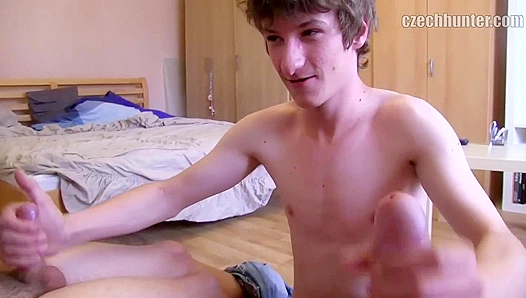 Steamy Threesome Unleashed: Young Twinks Heat Up the Action Together