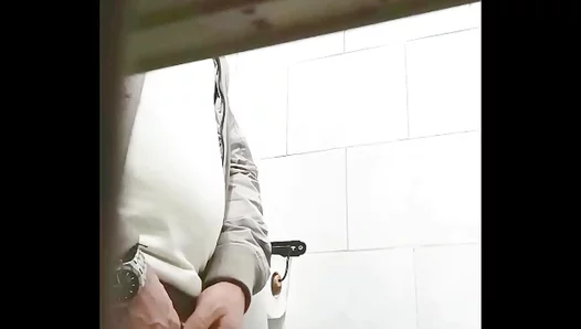 Steamy Shower Surprise: DILF Enjoys Golden Showers with Young Bucks Hung Cock